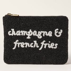 Kate Spade New York X Target Champagne and French Fries Beaded Clutch